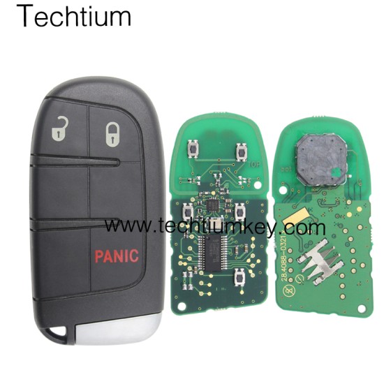 433Mhz 46 chip FCC:M3N40821302 keyless 2+1 button remote key for Chrysler 2011-2017, Dodge 2011-2017